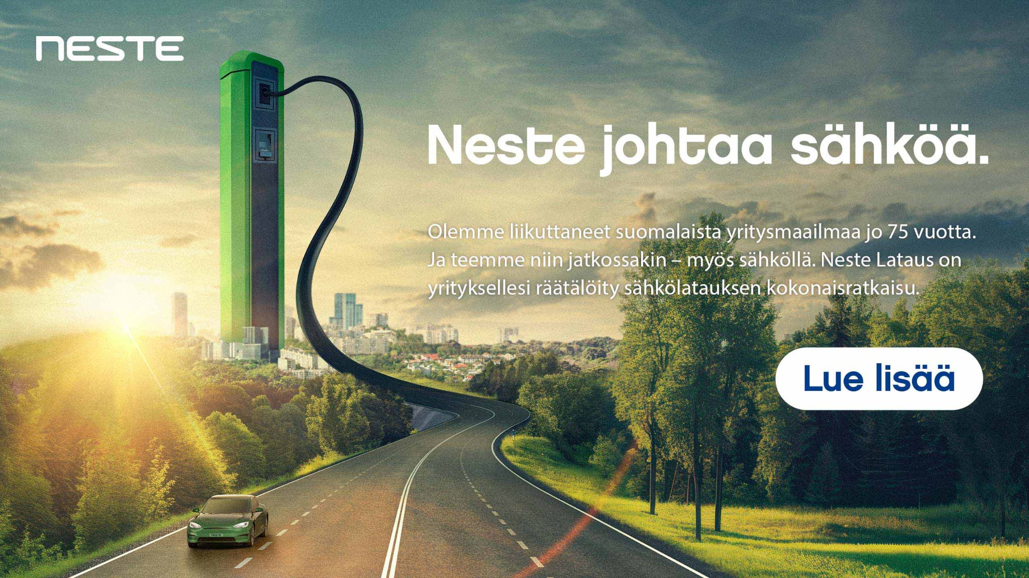 Neste johtaa sähköä -kampanja