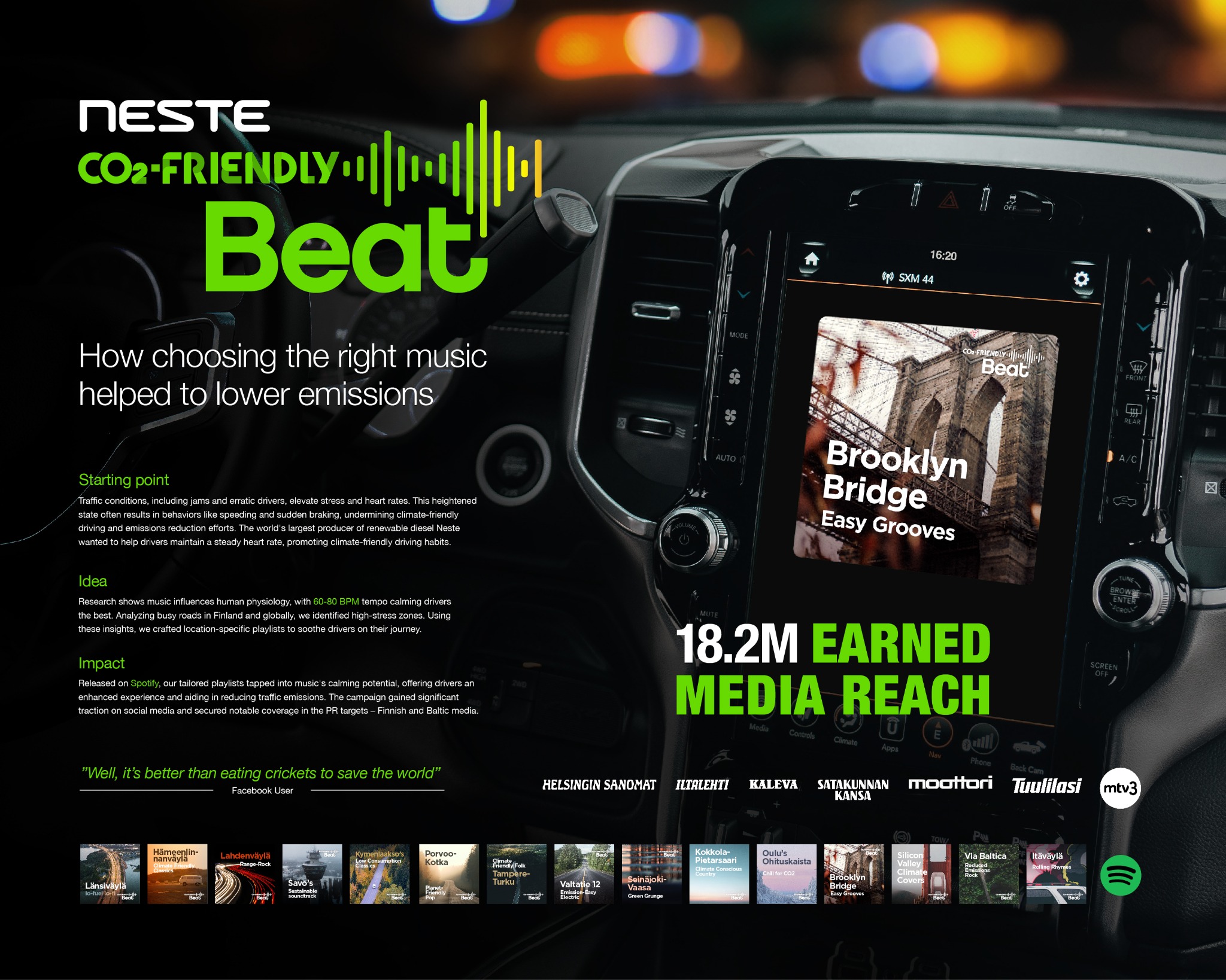 Neste CO2 Friendly Beat case