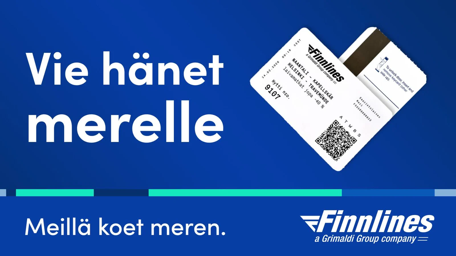 Vie hänet merelle -ystävänpäivämainos